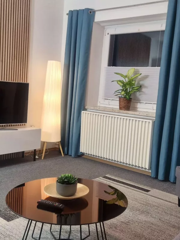 Wohnzimmer Ferienwohnung Landlicht