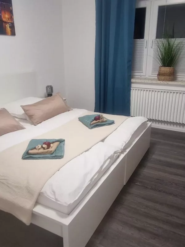 Ferienwohnung Lichtblick - Schlafzimmer Weiß gesamt
