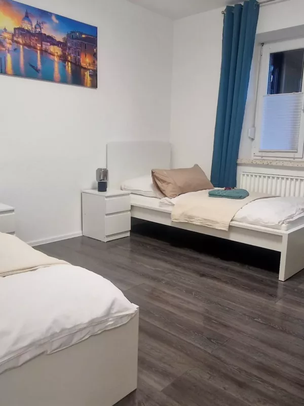 Ferienwohnung Lichtblick- Einzelbetten Schlafzimmer