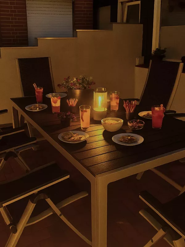 Ferienwohnung Landlicht - Abend genießen